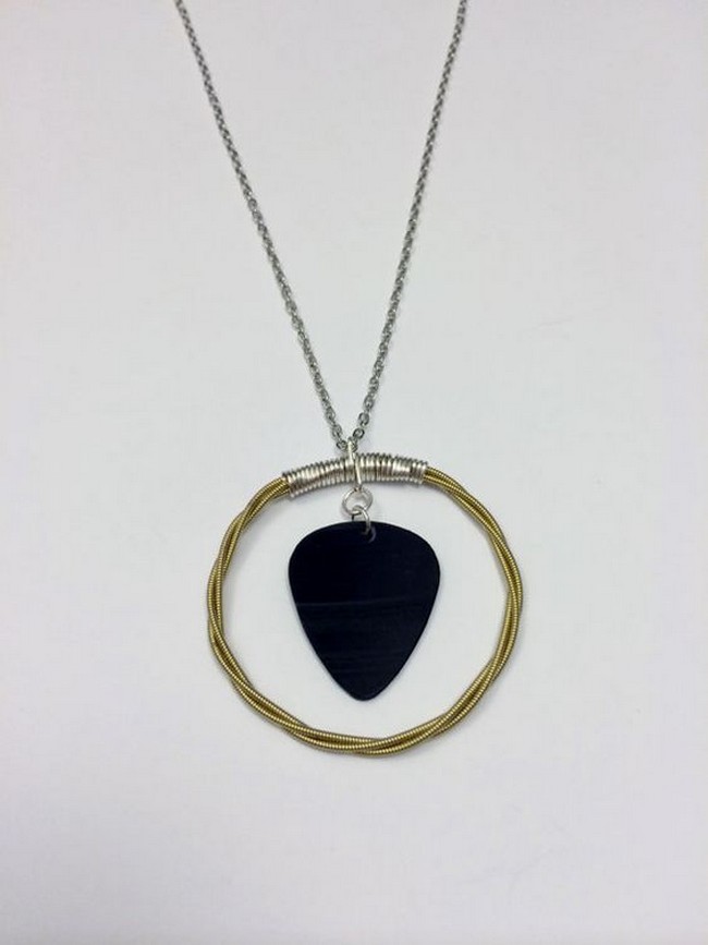 Upcycled Guitar String Necklace