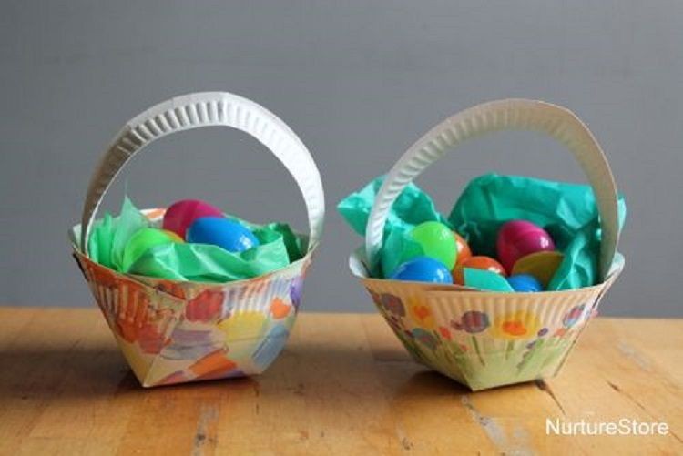 Paper Plate Baskets