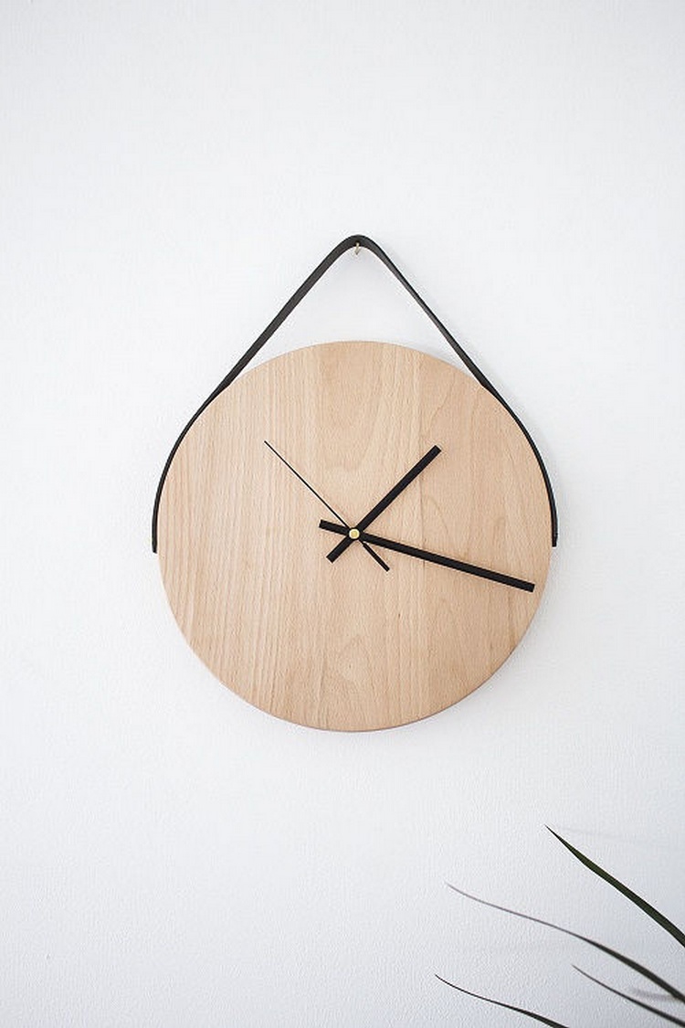 Round Chopping Board Wall Clock