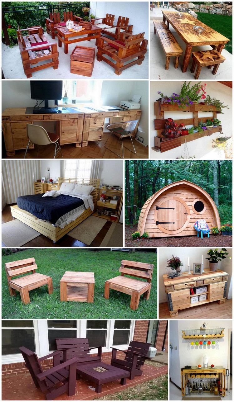 Useful and Easy DIY Ideas to Repurpose Old Pallets Wood