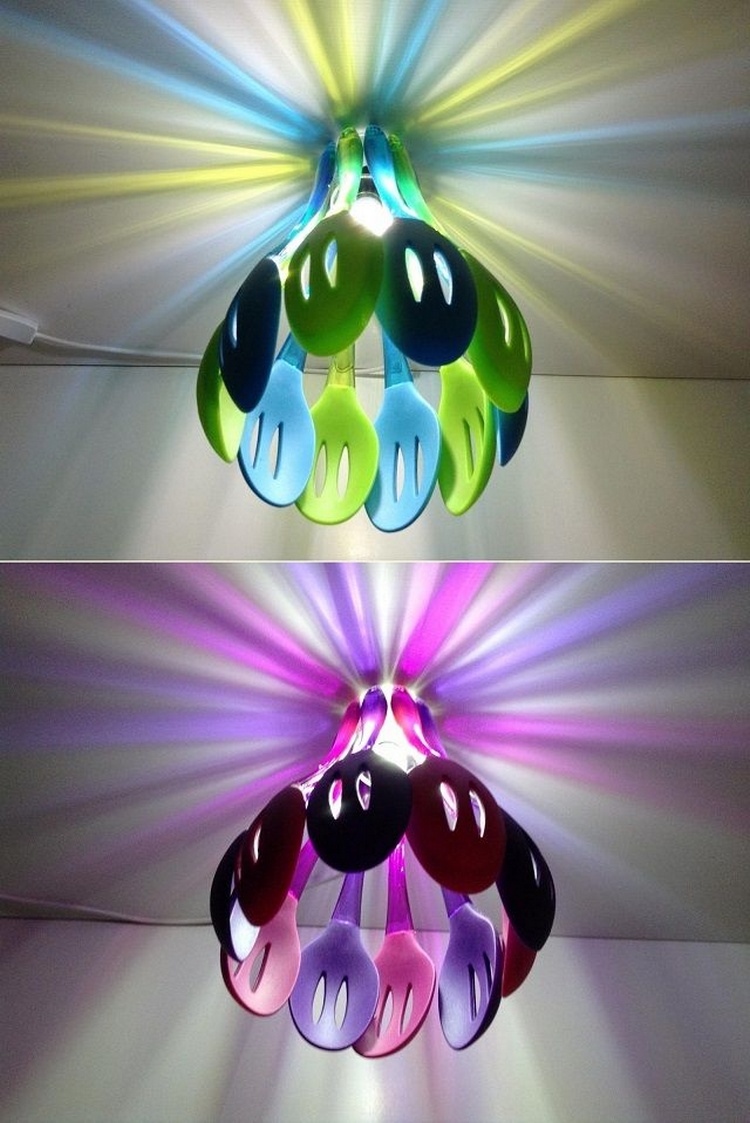 Silicon Slotted Spoon Lamp
