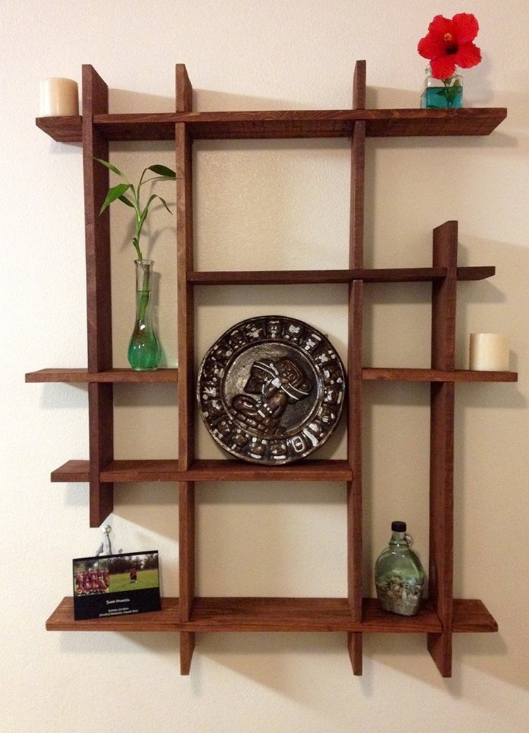 Wood Pallet Decorative Shelf