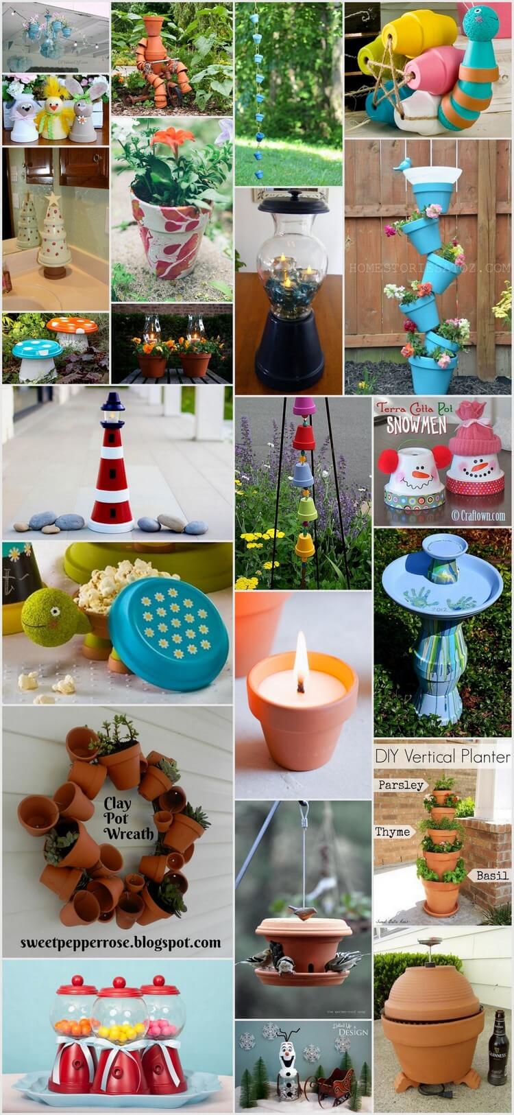 20+ Fascinating Things To Make With Clay Pots
