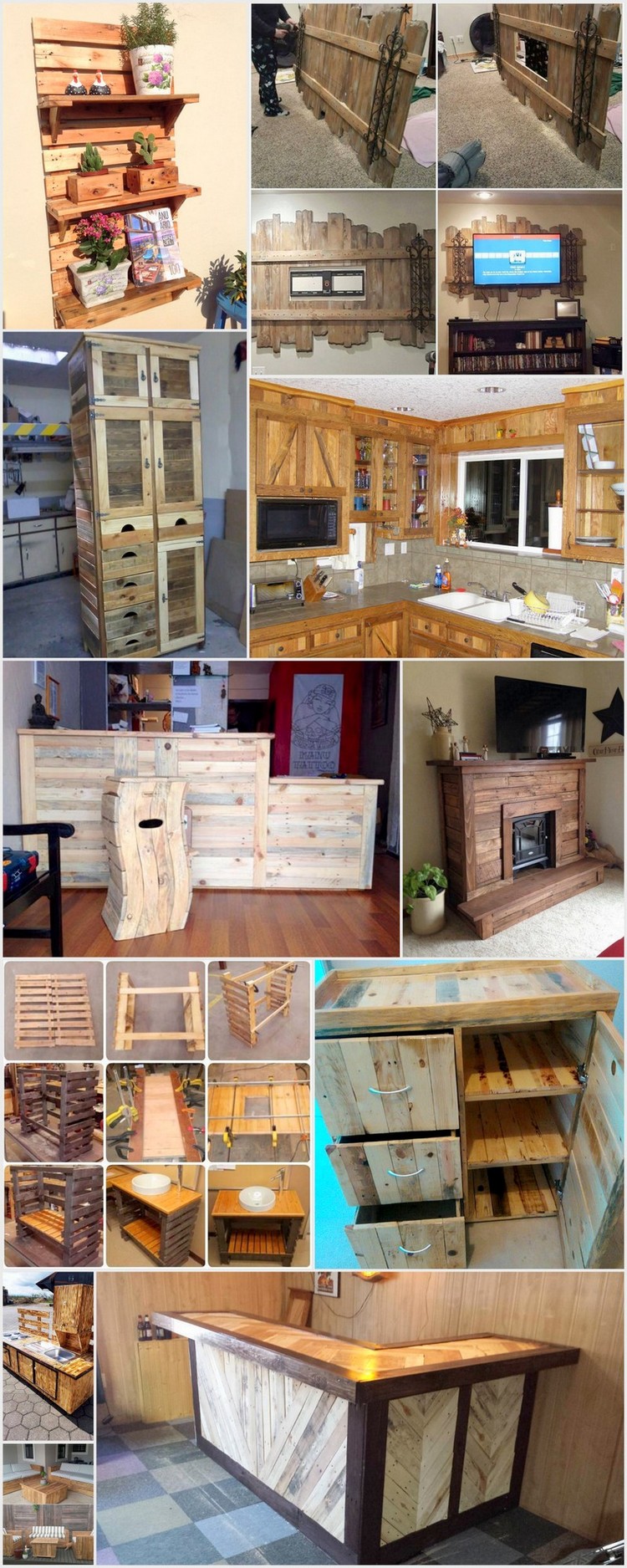 Cool and Easy Shipping Wood Pallet Projects