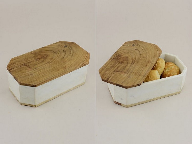 Marble and Wood Box