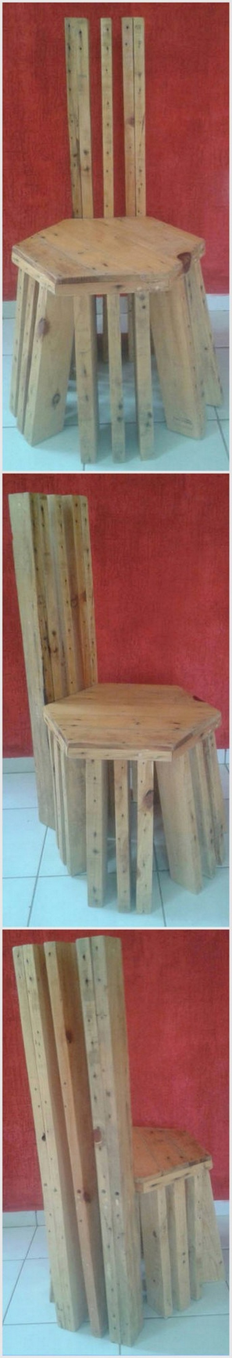 Unique Wooden Pallet Chair