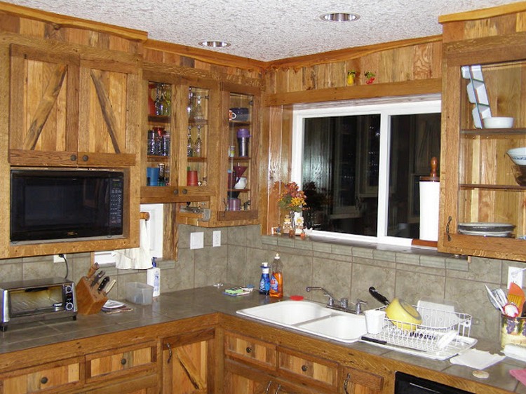 Wood Pallet Kitchen Corner