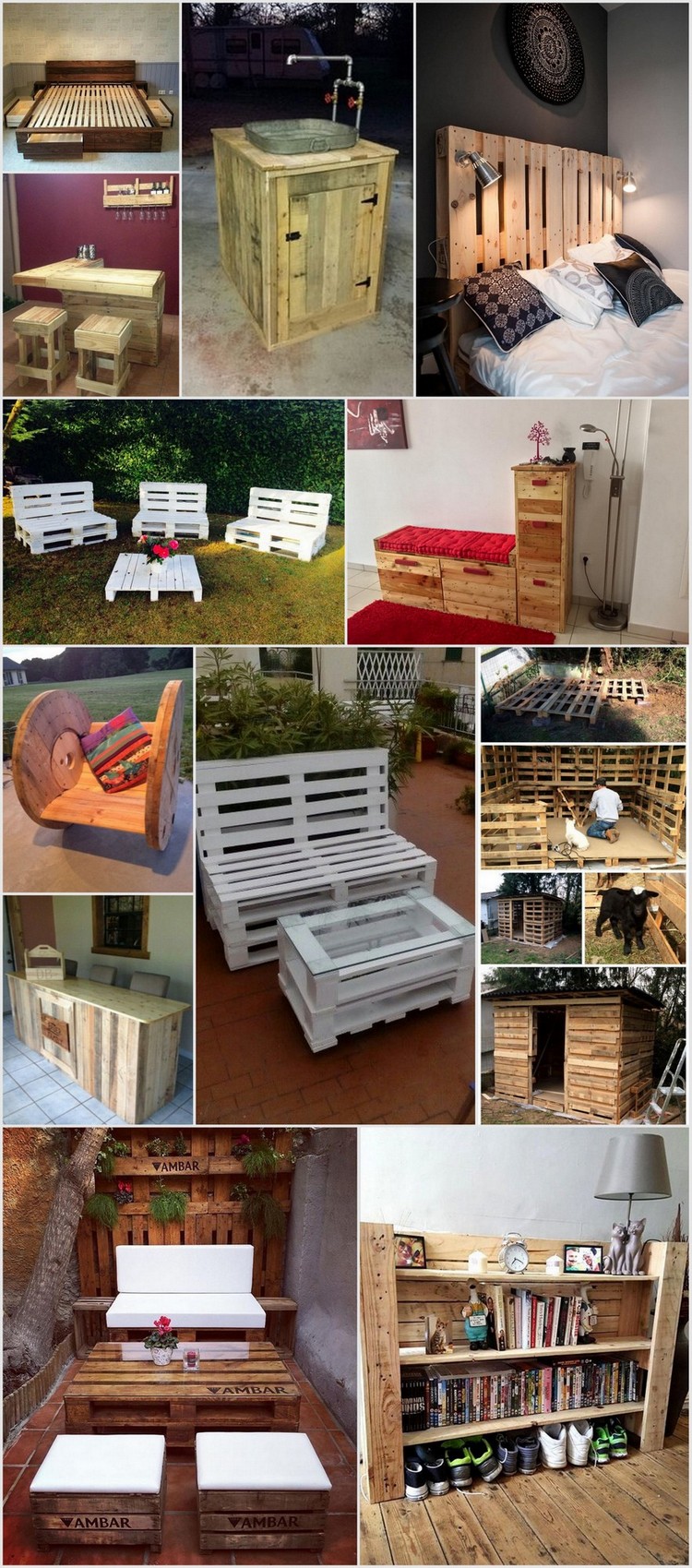 Amazing Furniture Ideas with Shipping Wood Pallets