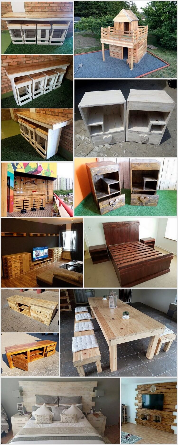 Cool and Easy Projects To Do With Wood Pallets