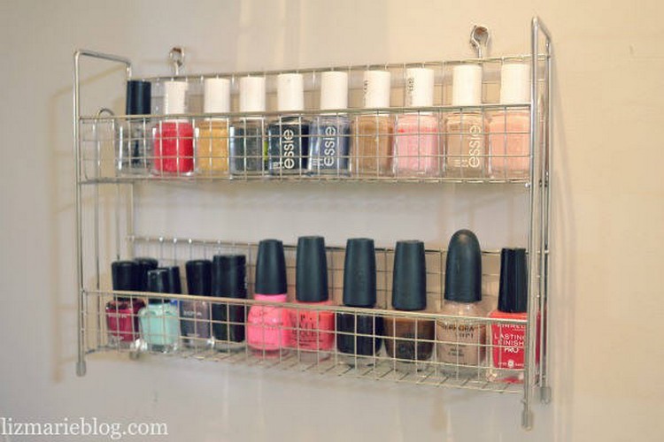 Nail Polish Holder with Spice Rack