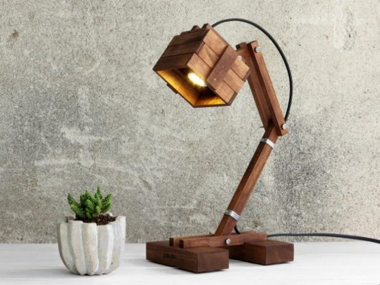 Study Wooden Lamp