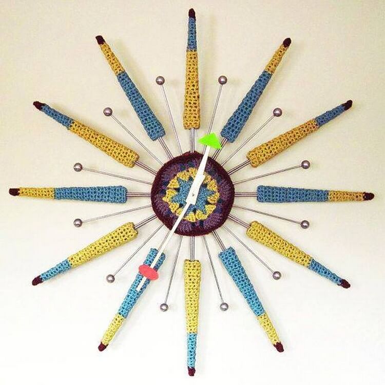 Crochet Wall Clock