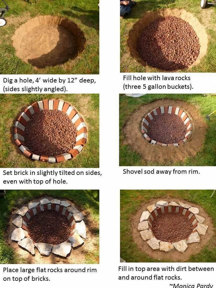 DIY Step by Step Fire Pit