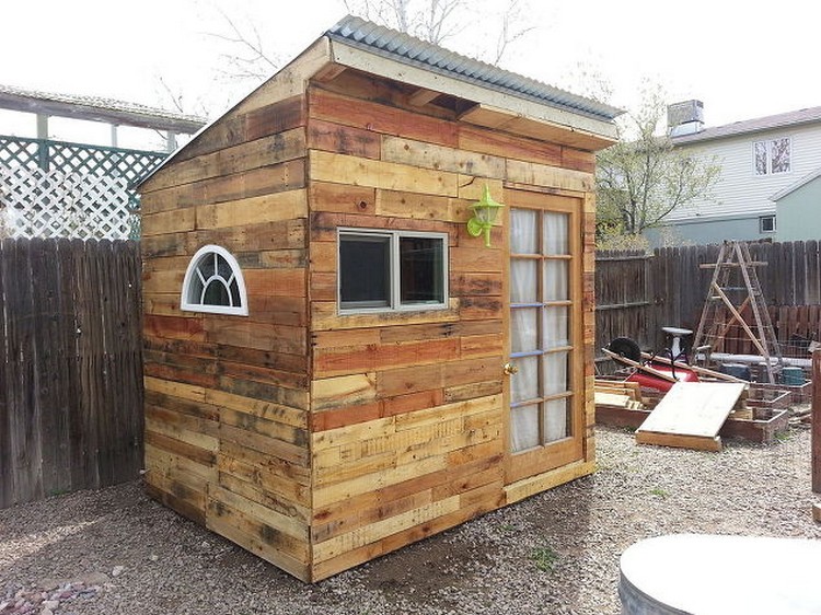 Pallet Garden Shed or Playhouse