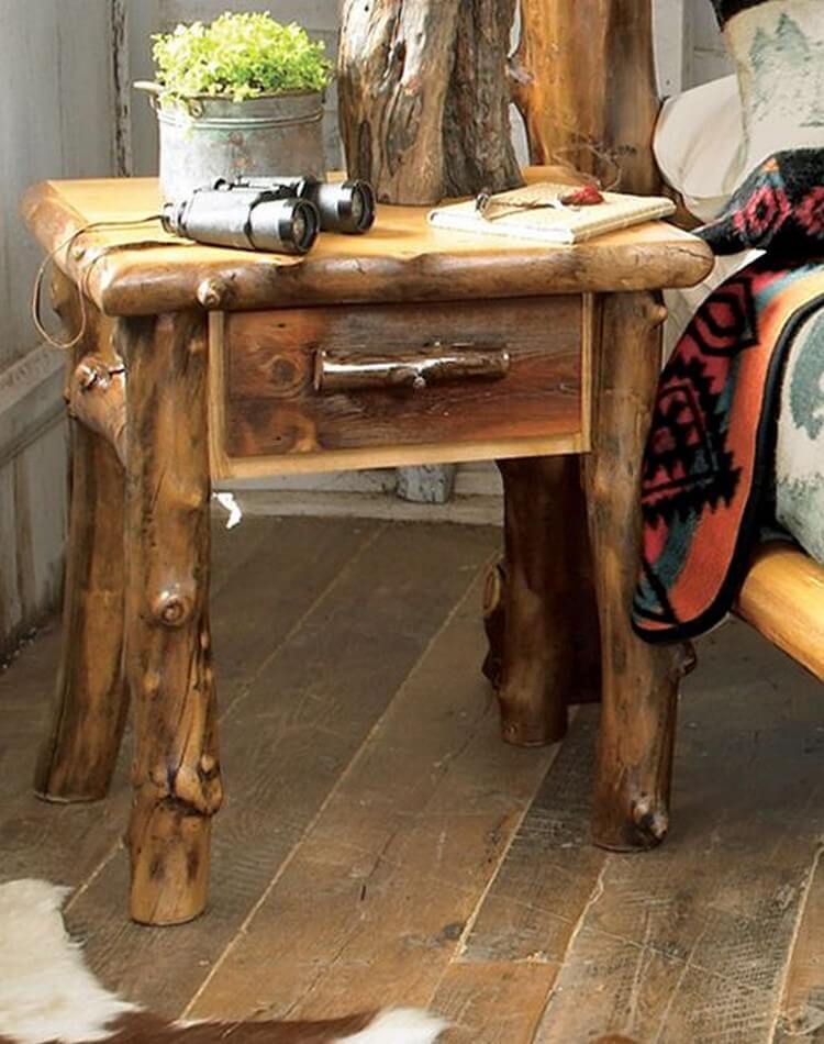 Rustic Side Table or End Table