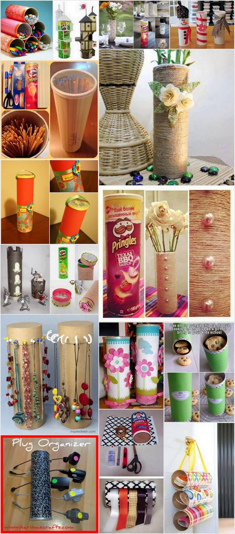 EXCITING WAYS TO UPCYCLE PRINGLE TUBES