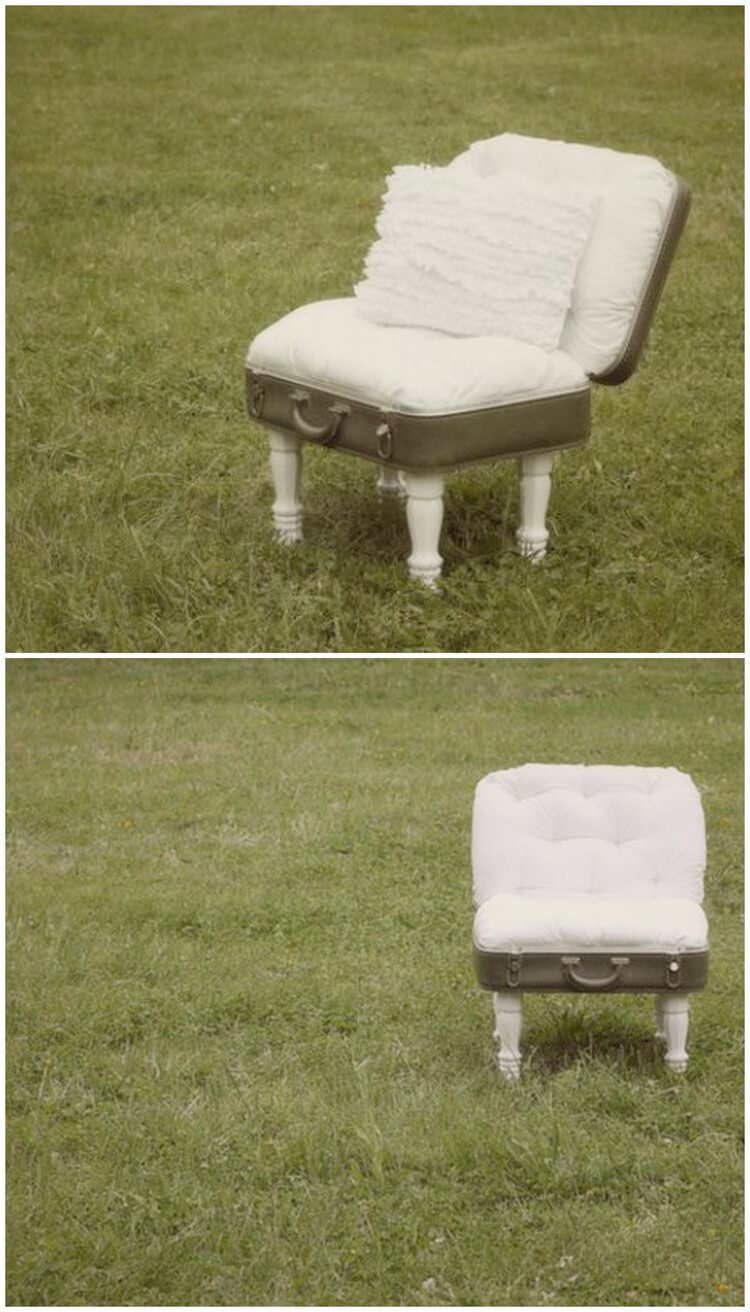Recycled Suitcase Chair