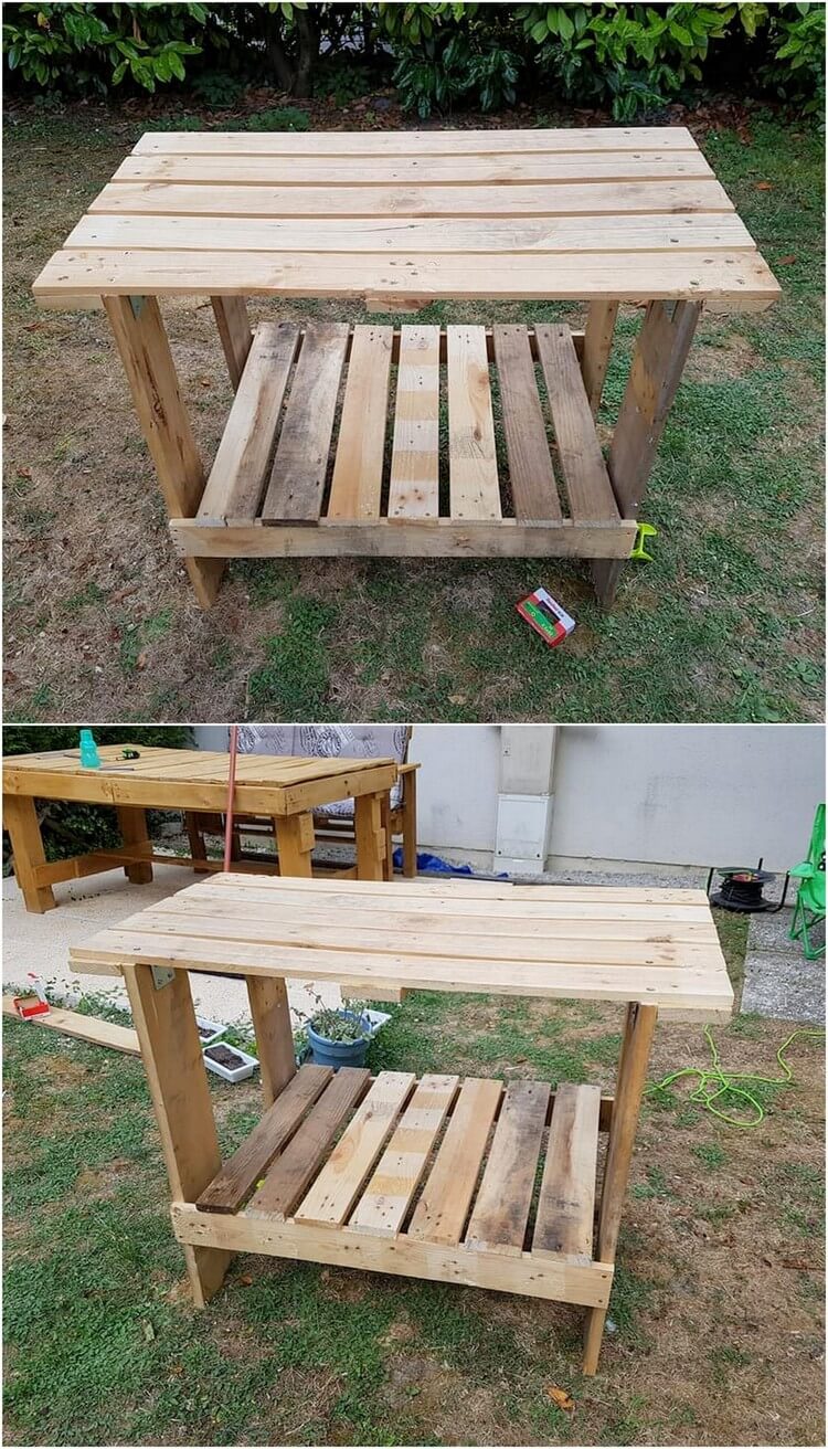 Recycled Wood Pallet Table
