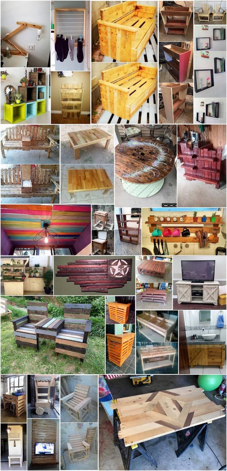 Creative and Unique Ideas to Recycling Old Wooden Pallets
