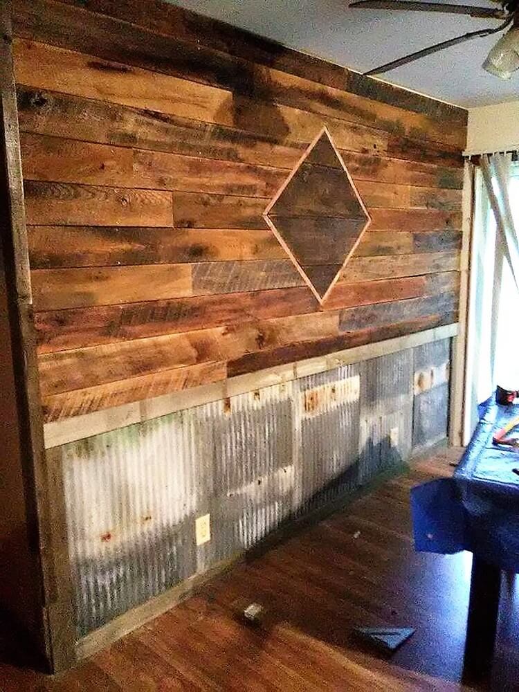 Recycled Pallet Wall Cladding