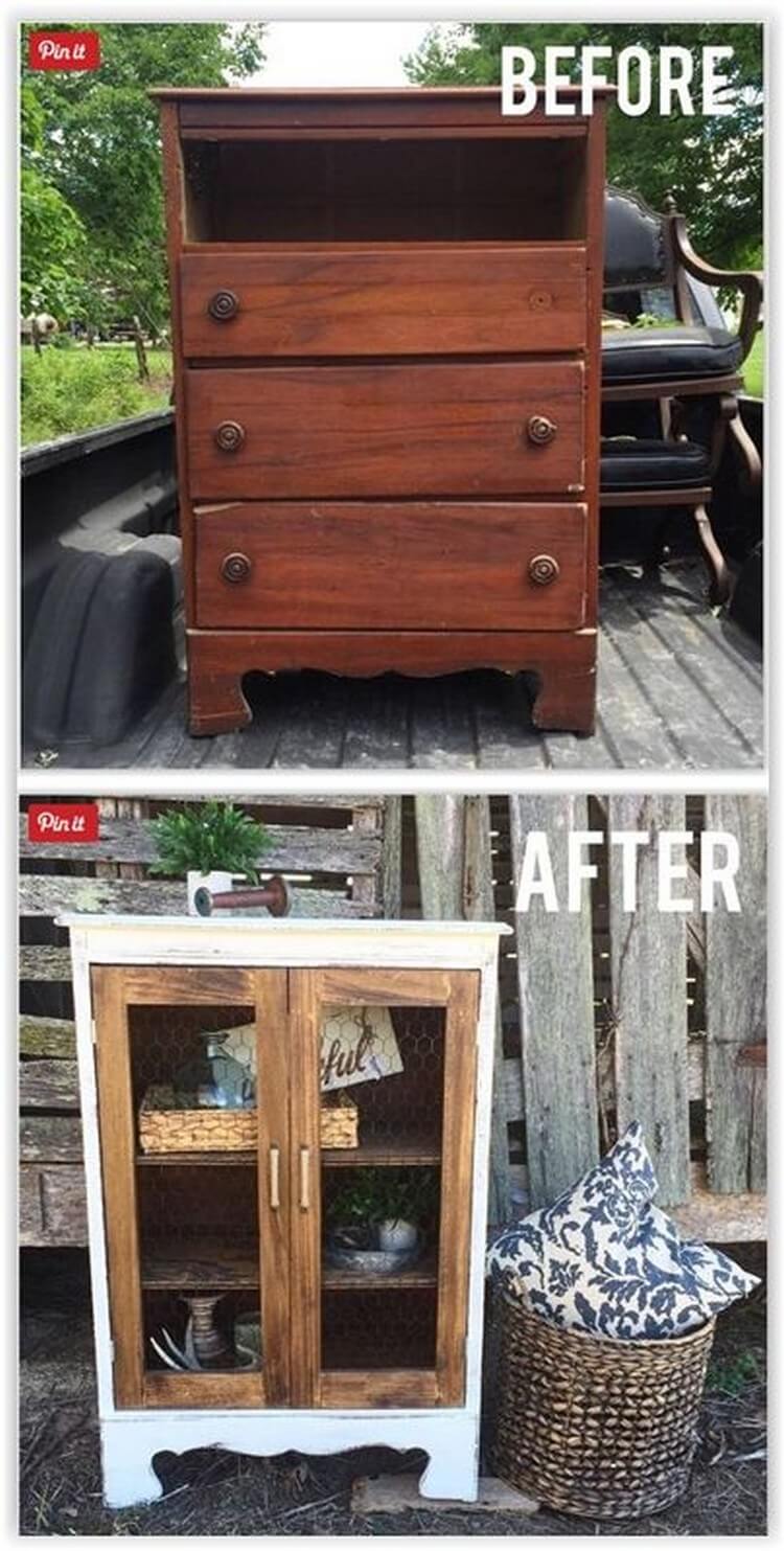 Chest of Drawers Before and After