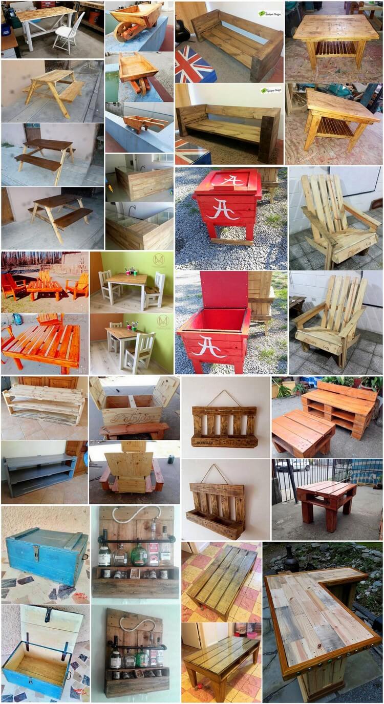 Creative Ideas to Give Old Wooden Pallets New Look