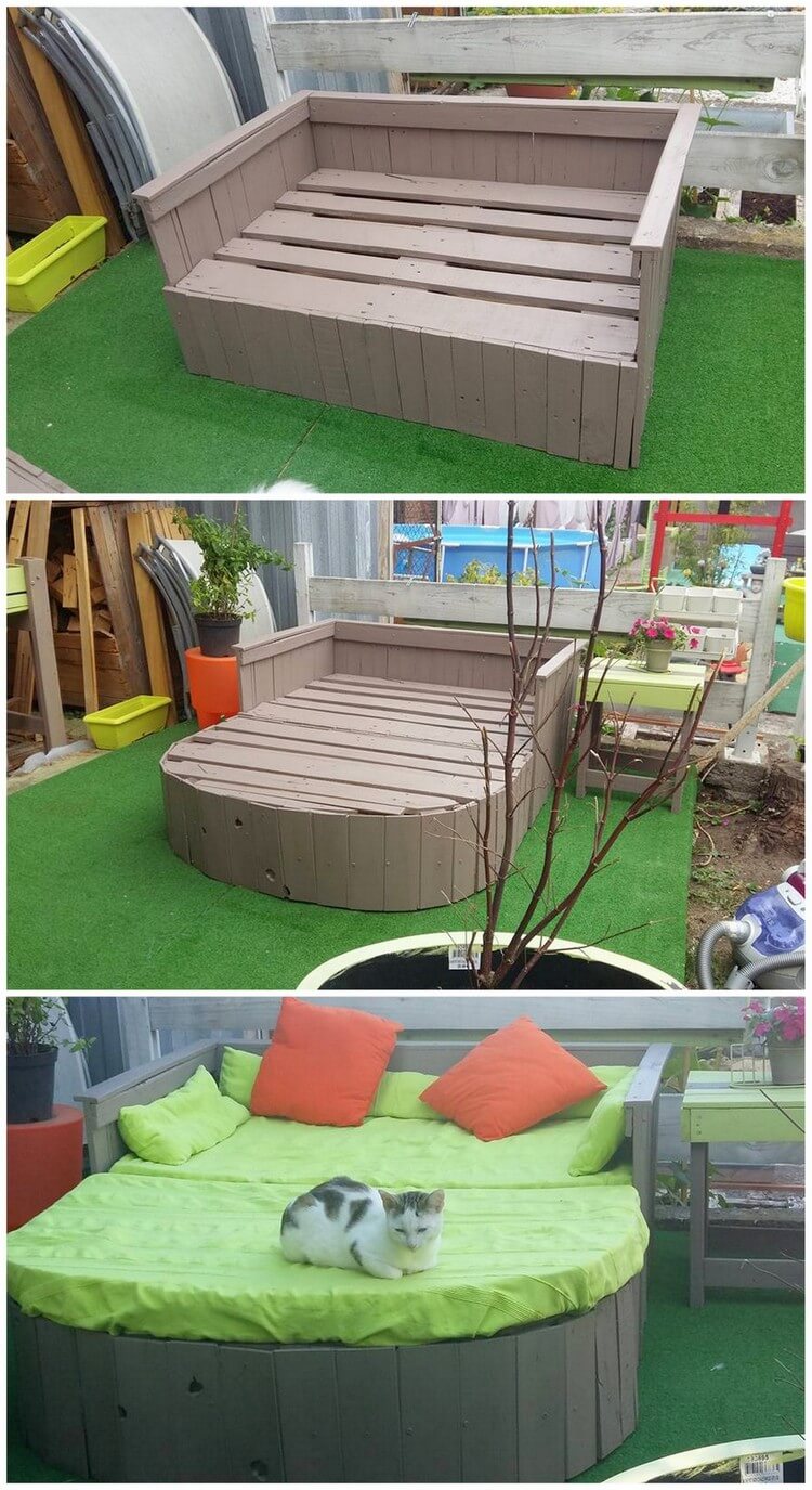 Recycled Pallet Daybed