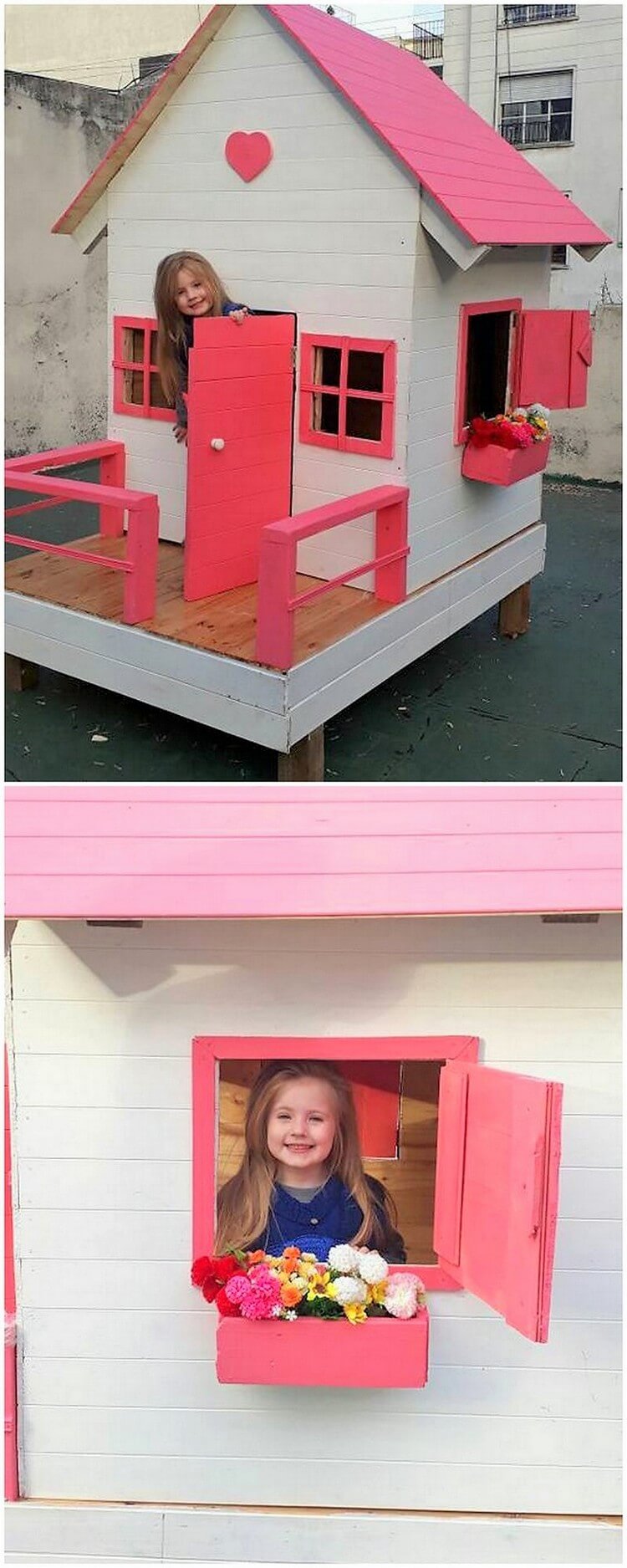 Pallet Playhouse for Kids