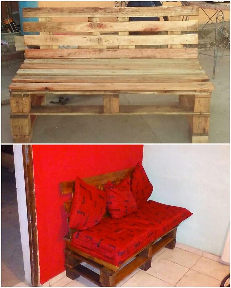 Recycled Pallet Bench