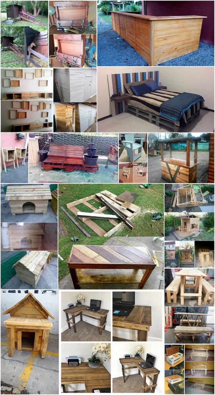 Recycling Ideas for Used Shipping Wood Pallets