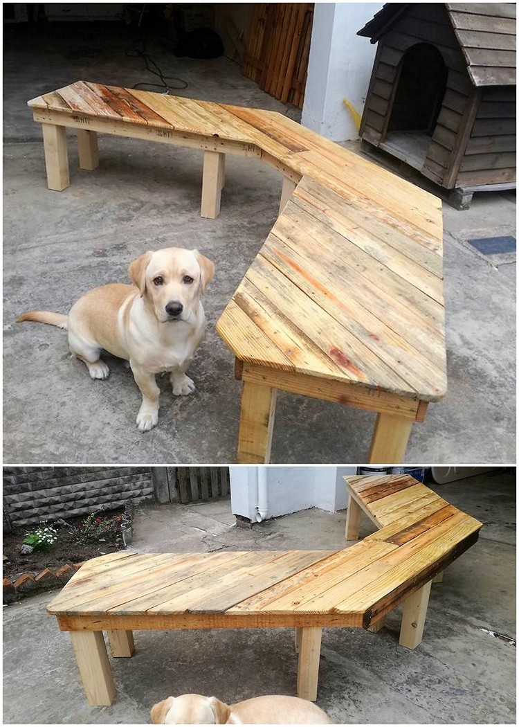 Unique Wood Pallet Bench