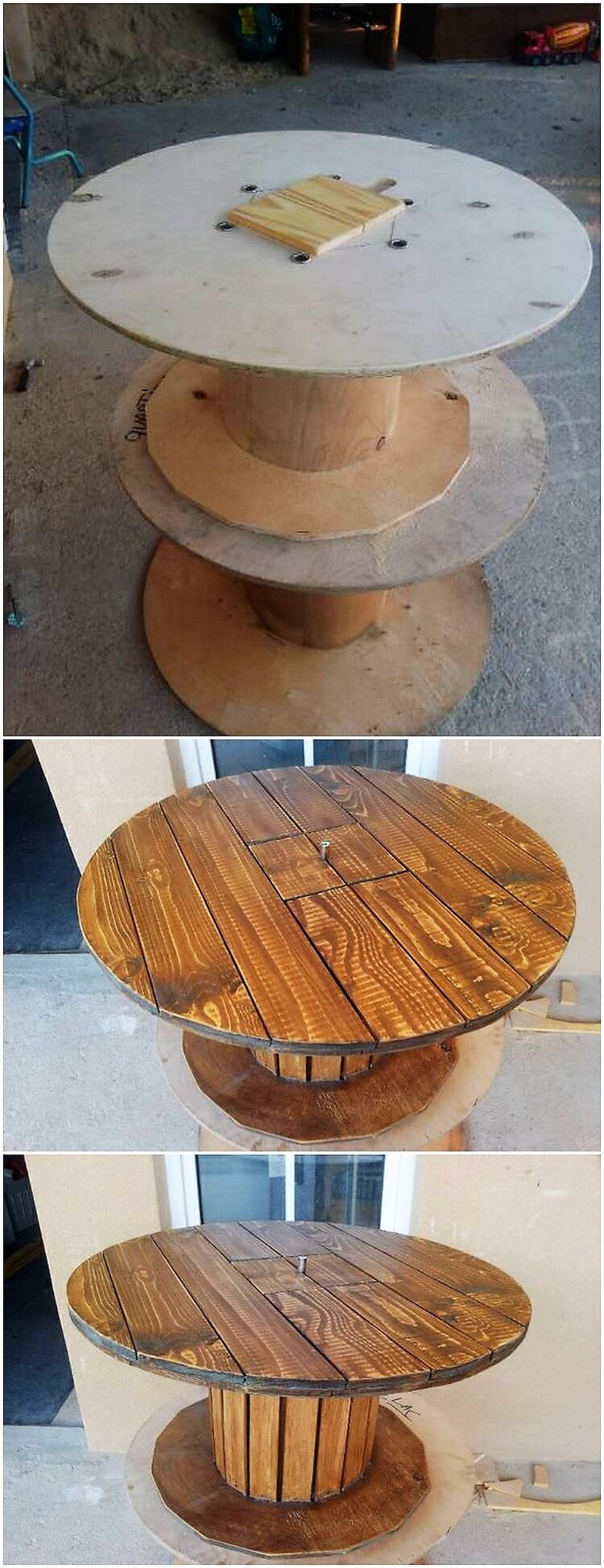 Pallet Cable Reel Round Table