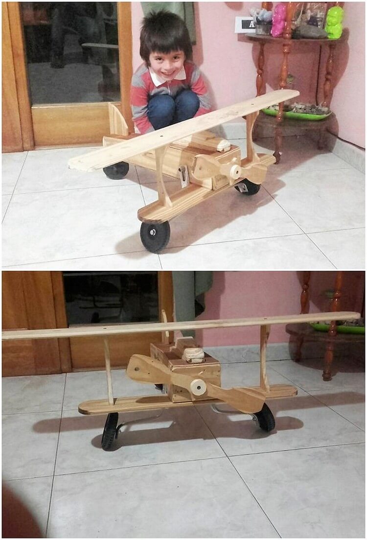 Pallet Helicopter for Kids