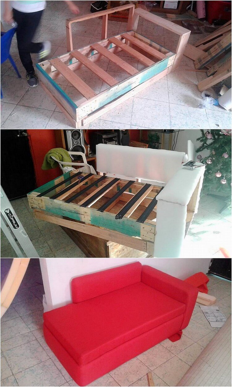 DIY Pallet Couch