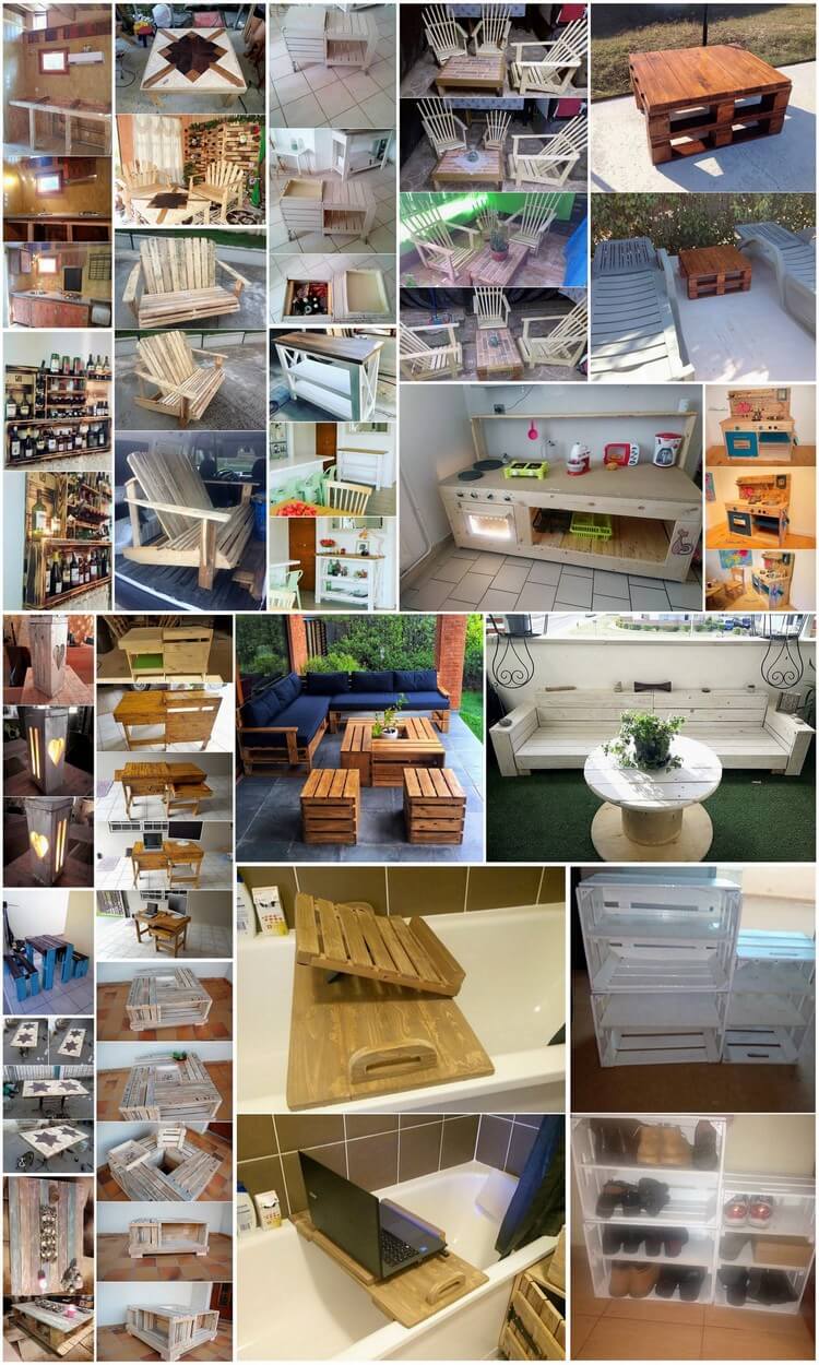 Inexpensive DIY Shipping Wood Pallet Recycling Projects