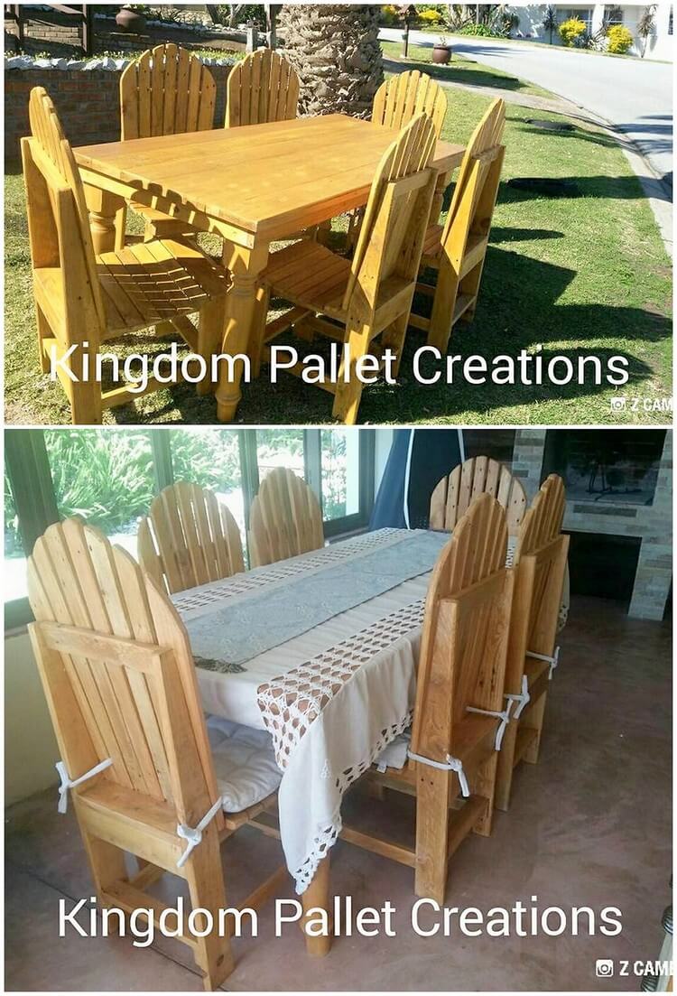 Pallet Dining Furniture Set