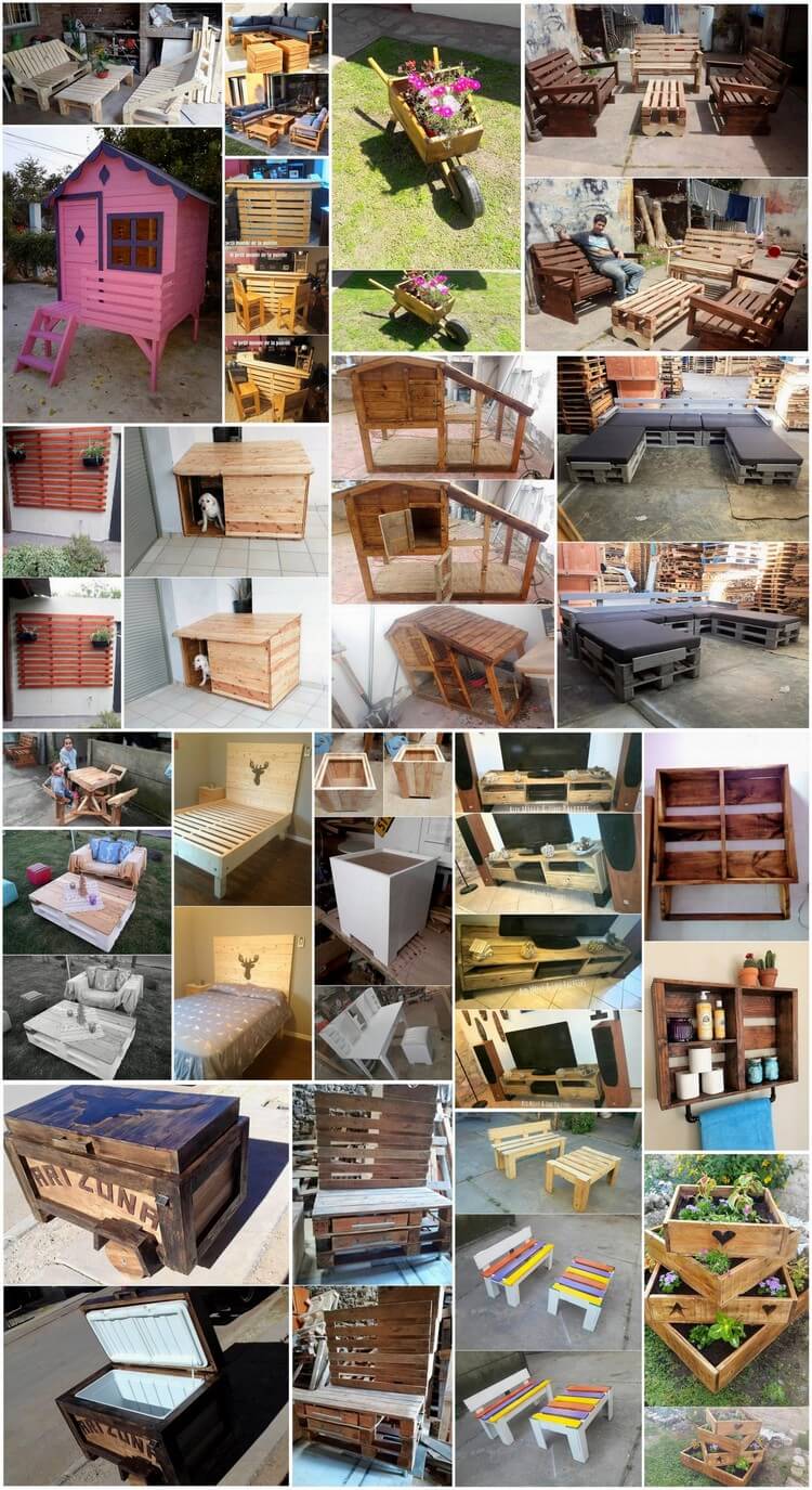 Amazing DIY Ideas to Make Unique Furniture with Recycled Wood Pallets