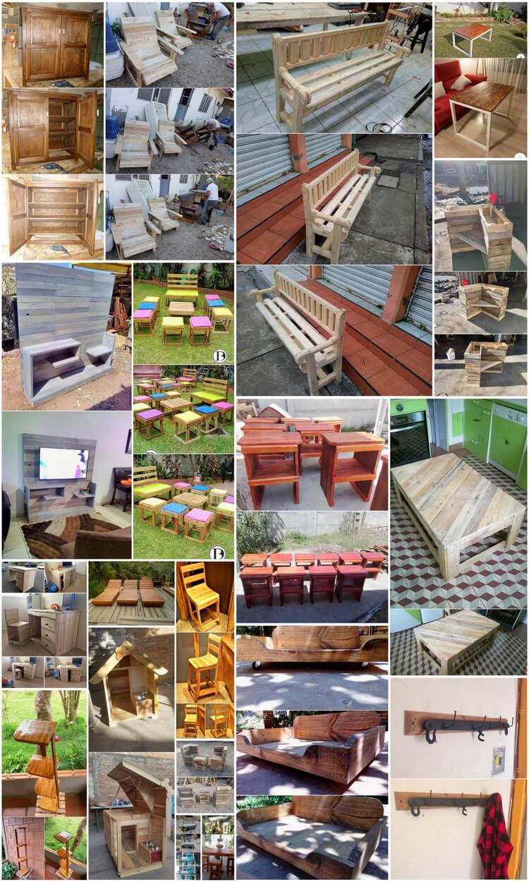 Gorgeous Reshaping Ideas for Old Wooden Pallets