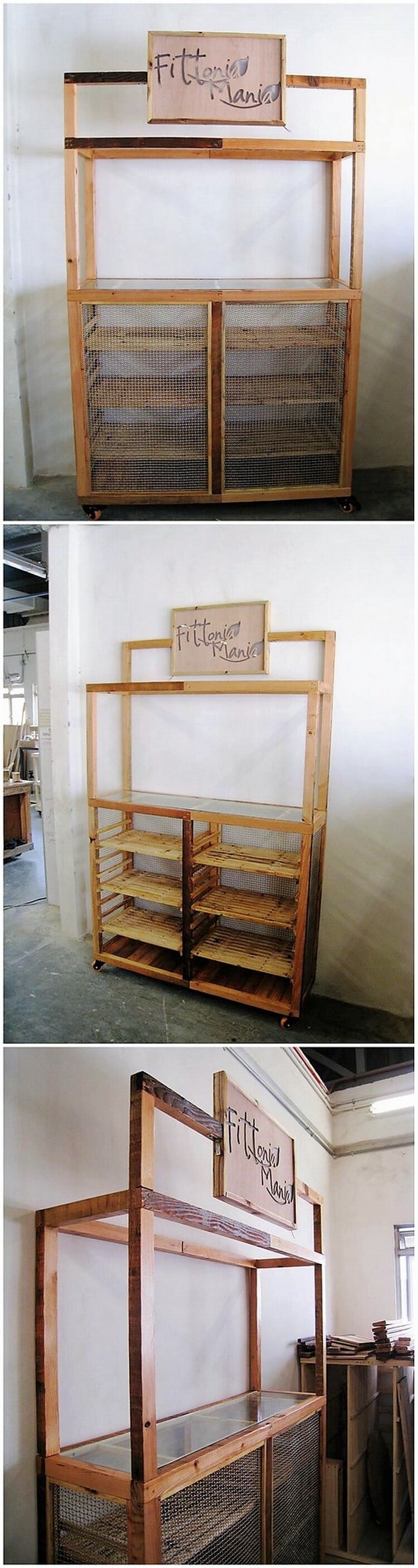 Pallet Cabinet or Hutch