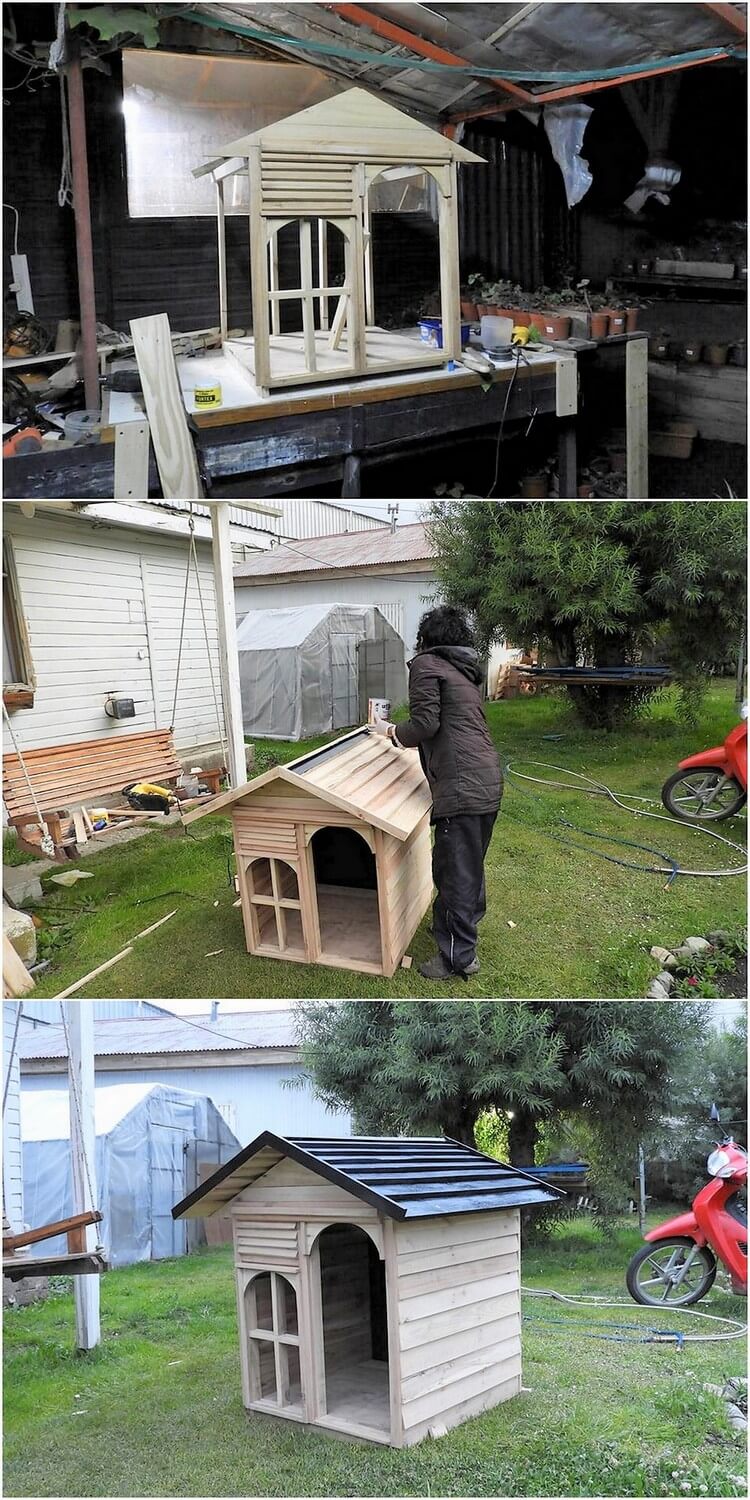 DIY Pallet Pet House