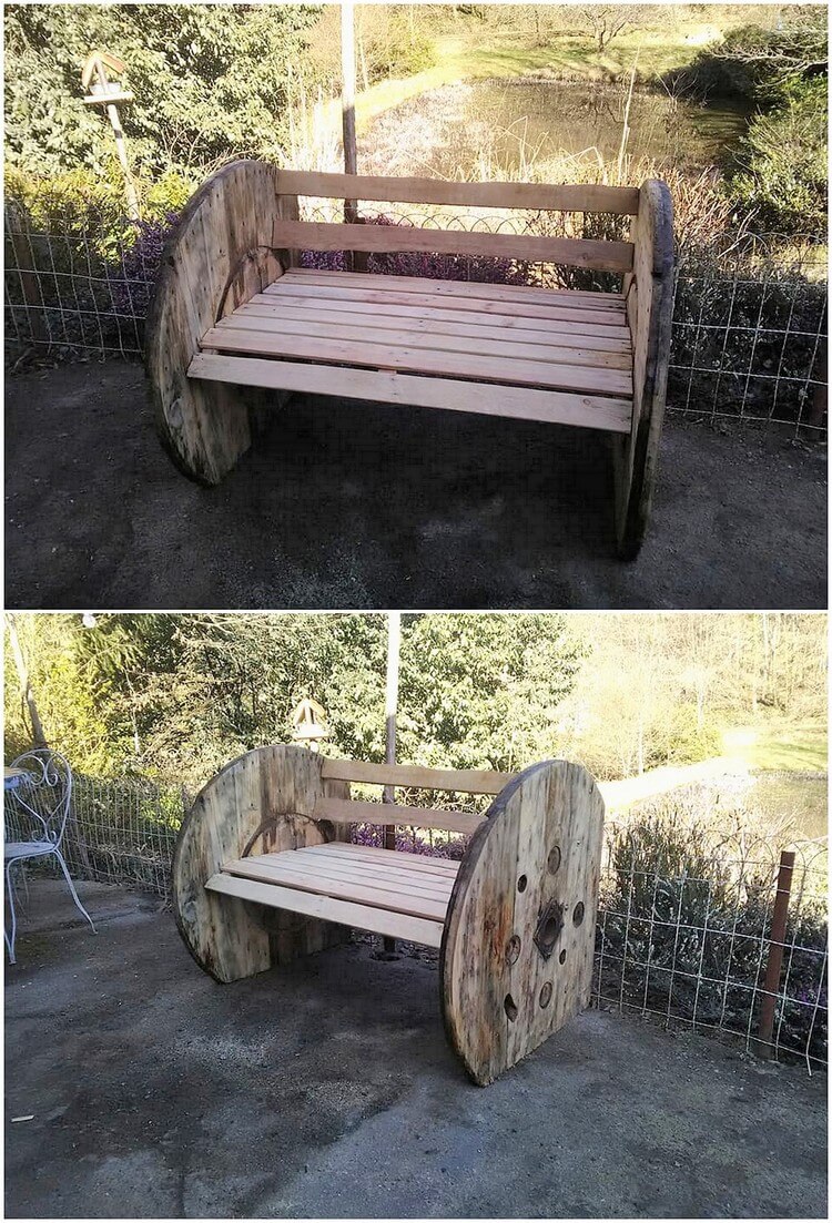 Pallet Garden Bench