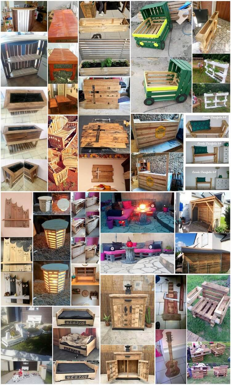 Eco-Friendly Ideas with Used Wood Pallets
