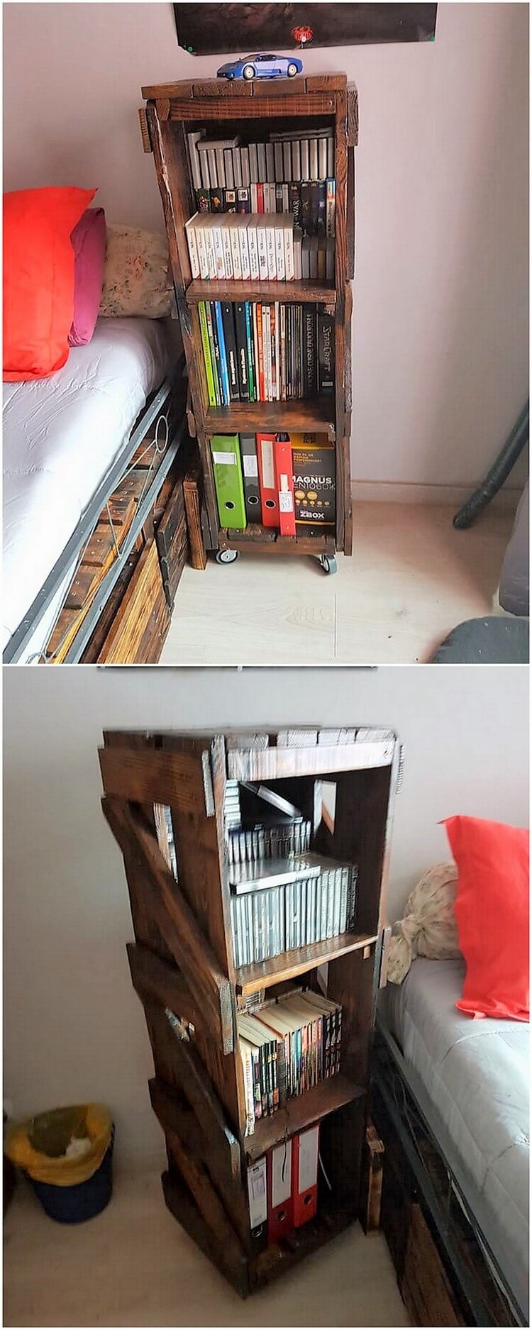 Pallet Bookshelving Stand