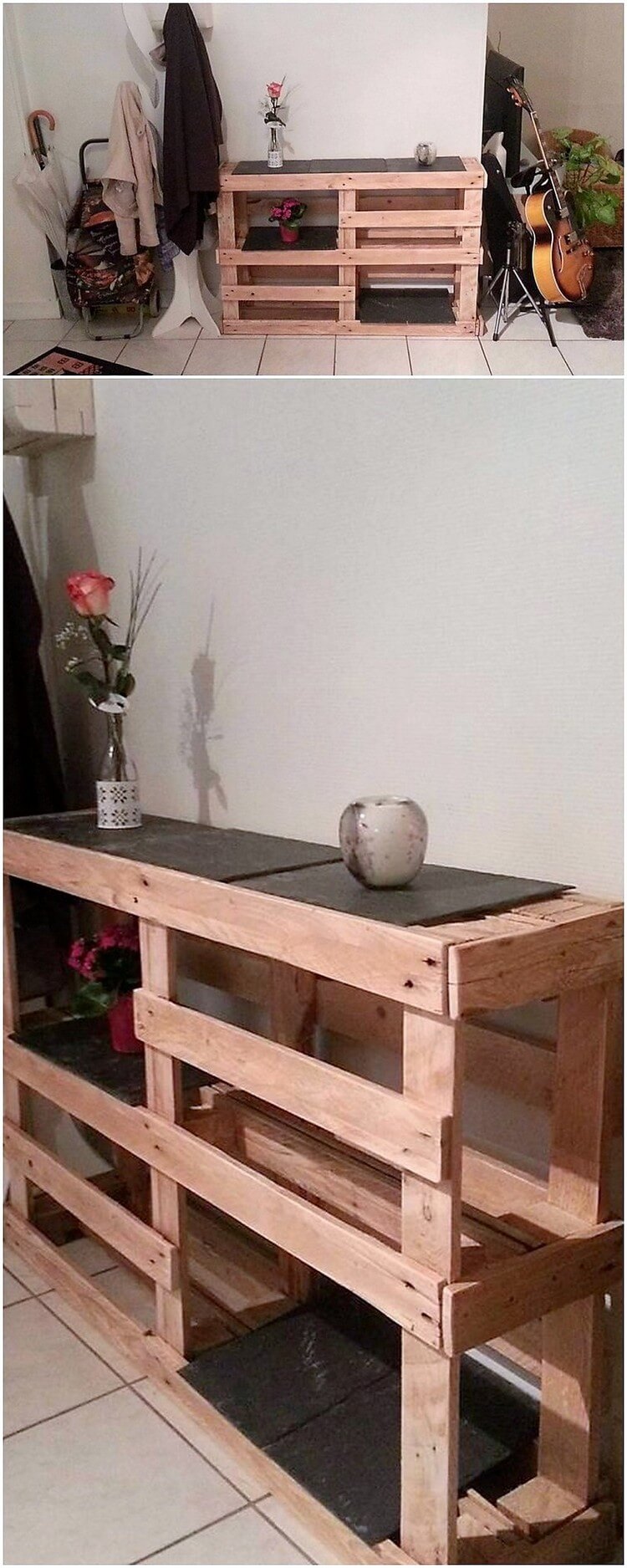 Pallet Entryway Table